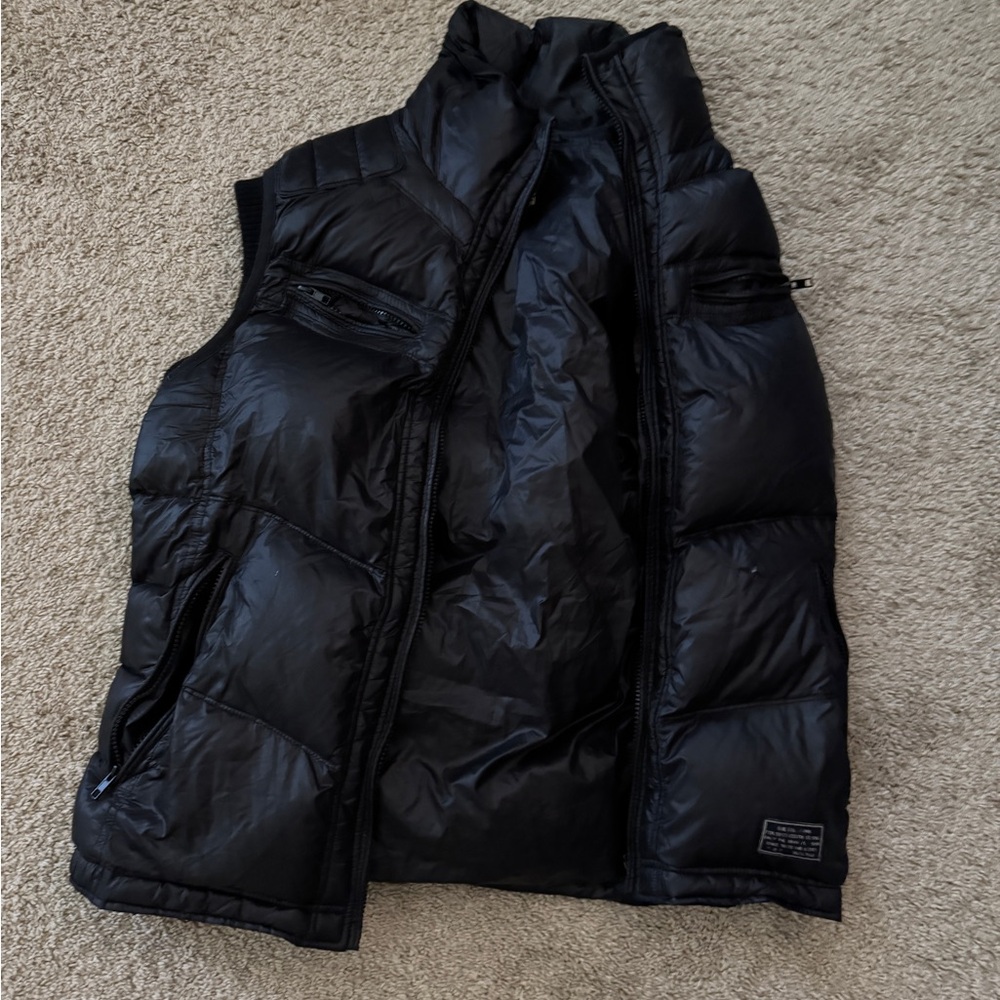 Black Diesel Puffer Vest